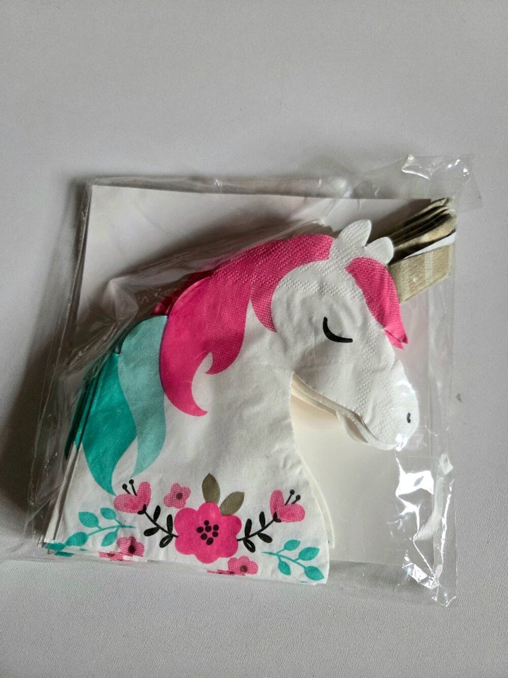 Unicorn Paper Napkins Kids Party Craft project Decoupage